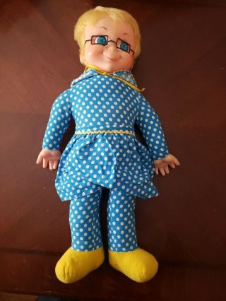 Vintage Mrs.  Beasley Doll W/ Her Glasses