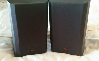 B & W Dm 600 Bookshelf Speakers Vintage