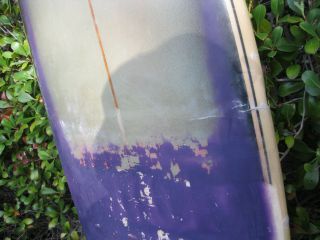 surfboard Blue Pacific Oak Breaker Out Classic Vintage Surf Board Found in SD 6