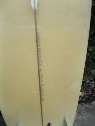 surfboard Blue Pacific Oak Breaker Out Classic Vintage Surf Board Found in SD 9