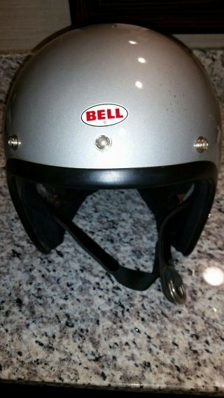Vintage Bell Magnum Ii Motorcycle Helmet 1975 Size 7 1/8,  57