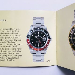 1993 Vintage Rolex GMT - Master GMT 16710 16719 16718 16700 Booklet 2