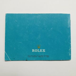 1993 Vintage Rolex GMT - Master GMT 16710 16719 16718 16700 Booklet 5
