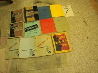 Vintage Wwii Army Air Corp Pilot Training Manuals
