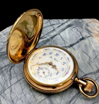 Antique Ladies Pocketwatch Gold Fill The Nassau S.  127020 (250034)