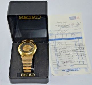 Ultra Cool Vintage Men’s Seiko Dx 6106 - 5459 17 Jewel Automatic Watch 026