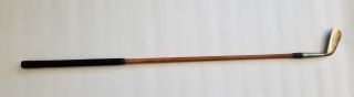 Antique hickory shaft Tom Stewart 28 iron; re conditioned player,  vintage golf 6