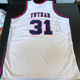 Rare Jack Twyman Signed Authentic Cincinnati Royals Basketball Jersey Jsa