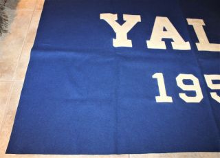 VINTAGE YALE FOOTBALL HUGE BANNER 1956 IVY LEAGUE CHAMPIONS 61 3/4 