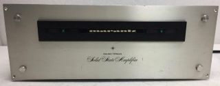 Marantz Model Fifteen 15 Vintage Audiophile Power Amplifier Read