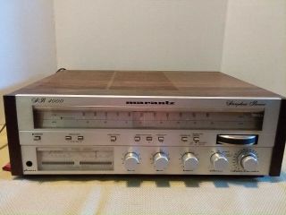Vintage Hi - Fi Marantz Sr 4000 Stereophonic Receiver Recently Serviced