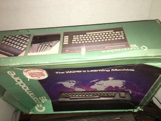 Vintage Commodore 16 Personal Computer W Box Adapter Tutor Cartridge Powers On 7