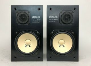 Yamaha Ns - 10m Pro Vintage Monitor Speakers (matching Pair) Work Perfectly
