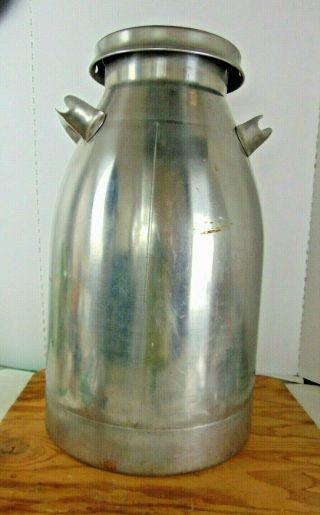 Vintage 40 qt Stainless Steel Milk Can 10 gal Firestone Steel Products Co 72206 7
