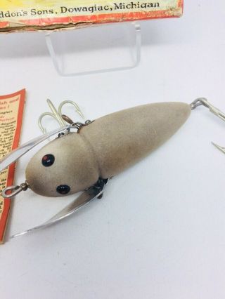 Vintage Tough Heddon Crazy Crawler Fishing Lure 2150 MUSKY MOUSE WOW 2