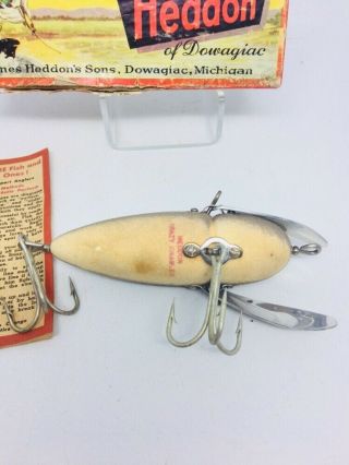 Vintage Tough Heddon Crazy Crawler Fishing Lure 2150 MUSKY MOUSE WOW 4