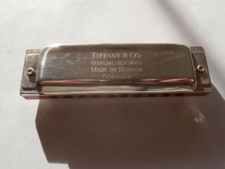 Vintage Tiffany Sterling Silver Harmonica Hohner Diatonic Key Of C Plays Well