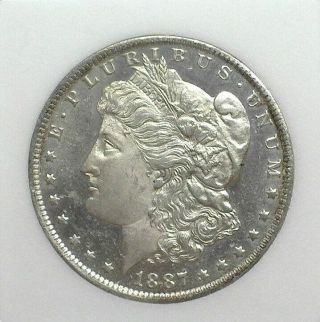 1887 - O Morgan Silver Dollar Gem Uncirculated Dmpl Rare This