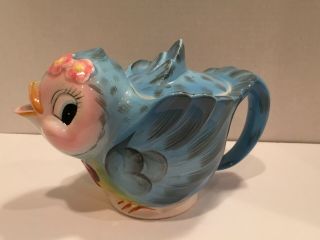 Vintage Bluebird Of Happiness Figural Teapot George Lefton 438