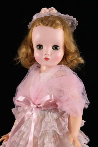Vintage Madame Alexander Elise Doll 1950s Hard Plastic Face Blonde 15 