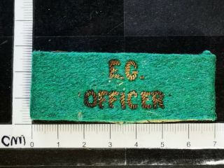 Embroidery Patch For Shoulder Boards E.  G.  Officer Raf Uk ? Ww2 United Kingdom ?