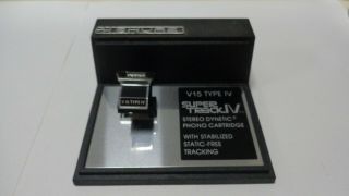 Vintage Shure V15 Type Iv Stereo Dynetic Cartridge