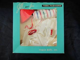 Vintage Vogue Jill 3362 Swim Set And 7505 Blue Dress W/hat Plus Read