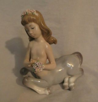 Vintage Lladro Daisa Centaur Girl 5319 Spain Figurine 1985