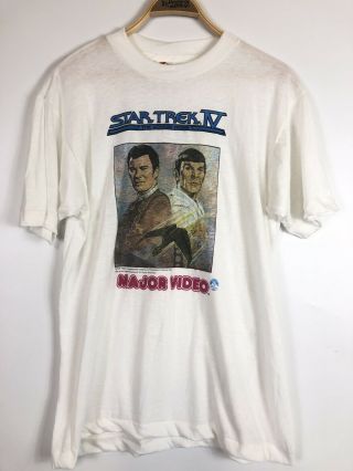 Vintage 1987 Star Trek T - Shirt The Voyage Home Single Stitch 50/50 Rare