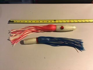 2 Nos Rare Vintage Bob Schneider Deep Sea Big Game Trolling Lures