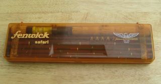 Vintage Rare Fenwick Safari Voyageur 6 Pc Spin Fly Rod & Case Sf60 - 6 1/8 - 3/8 Oz.