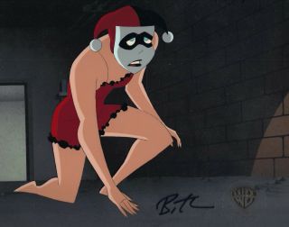 Bruce Timm Rare Harley Quinn Cel Mad Love Classic Episode Signed Btas Wb