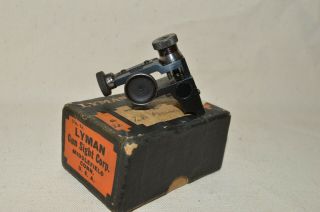 Lyman 48j Receiver Rifle Peep Sight Micrometer Windgauge No.  48 J