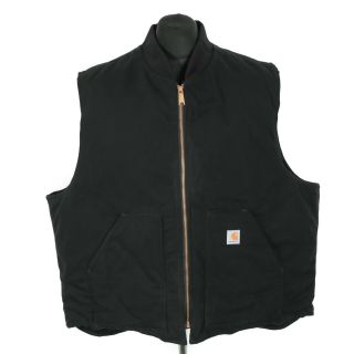 Carhartt Quilted Sleeveless Chore Jacket | Vest Gilet Bodywarmer Work Duck