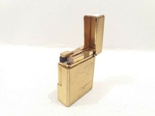 Vintage ST DUPONT small Ligne 1 Gold Plated Lighter 6