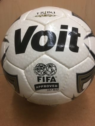 Vtg & Rare Voit Tribu Liga Bancomer Mx Official Soccer Ball Size 5.  Fifa Approv