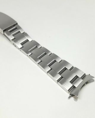 VINTAGE ROLEX OYSTER 19MM STAINLESS STEEL WATCH BRACELET. 5