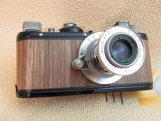 LEICA E STANDARD D.  R.  P.  WWII Vintage Russian Camera,  Lens Leitz Elmar 4