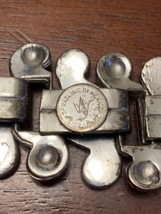 Vintage William Spratling Silson Inc.  Link Necklace Mexico Silver Circa 1940s 6