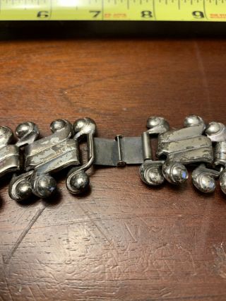 Vintage William Spratling Silson Inc.  Link Necklace Mexico Silver Circa 1940s 7