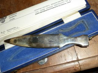 RARE 1972 Limited Edition Silver Letter Opener Sheffield Sterling Silverware LTD 2