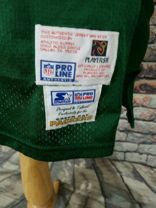 VTG Starter Pro LINE NFL GREEN BAY PACKERS 1 LYNN Stitched Football Jersey 46 5