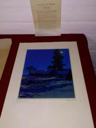 Vintage Maxfield Parrish Lights Of Home As Found