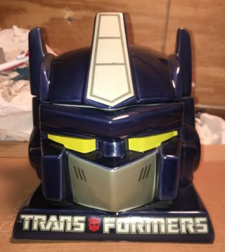 Transformers Optimus Prime G1 1985 Cookie Jar Hasbro Vintage Great American