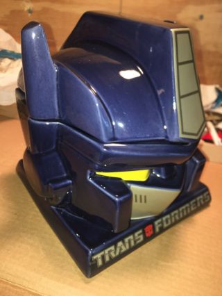 Transformers Optimus prime G1 1985 Cookie Jar Hasbro Vintage Great American 6