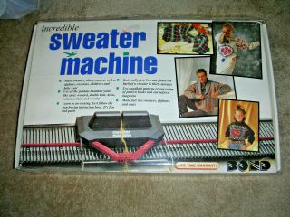 Vintage Bond Incredible Sweater Machine COMPLETE Knitting Kit 2