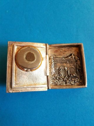 Vintage Sterling Silver 925.  Pill Trinket Box 146.  94 Grams 4