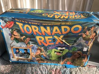 Vintage - 1991 - Parker Brothers - Tornado Rex - Complete.  Rare Find Lqqk