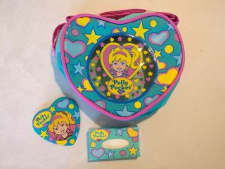 Polly Pocket Purse / Bag With Rare Accessories Vintage Merchandise