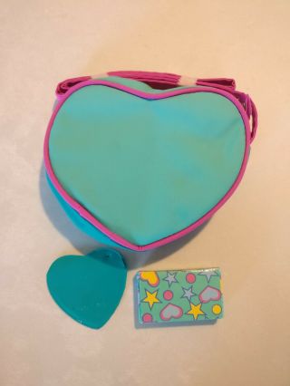 Polly Pocket purse / bag with rare accessories vintage merchandise 2